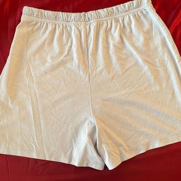 Croft & barrow intimate light blue pj pajama shorts paisley polka dot size small - Picture 7 of 13